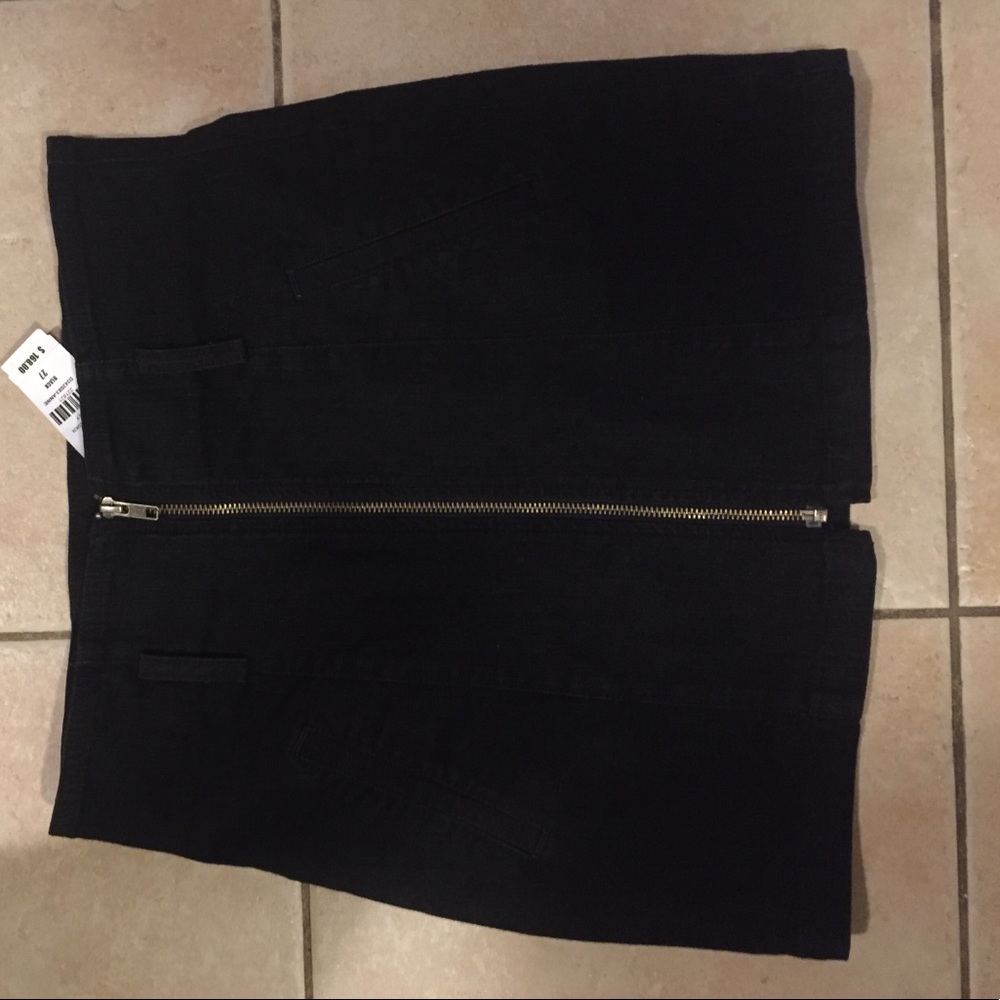 Black Jean skirt (slightly stretchy)