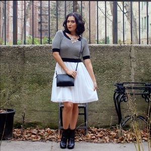Sweater/tulle skirt dress