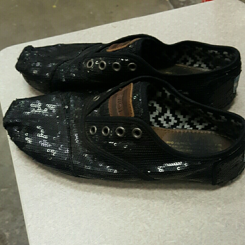 Sequins Toms Cordones