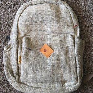 UNISEX Natural Himalayan Hemp Backpack