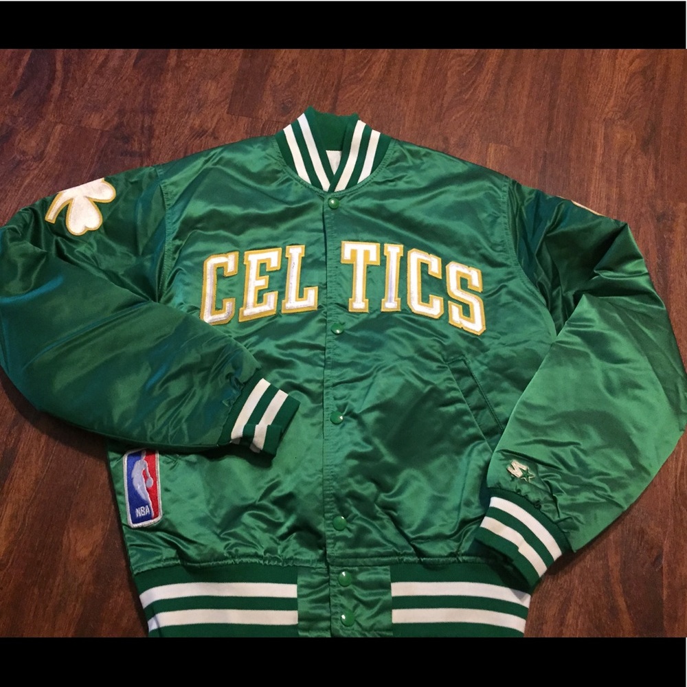 Vintage 90s Celtics Starter Satin Jacket