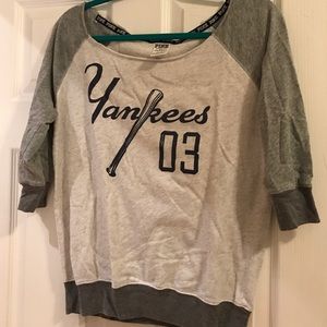 Victoria's Secret Yankees light sweatshirt