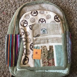 UNISEX Natural Himalayan Hemp Backpack
