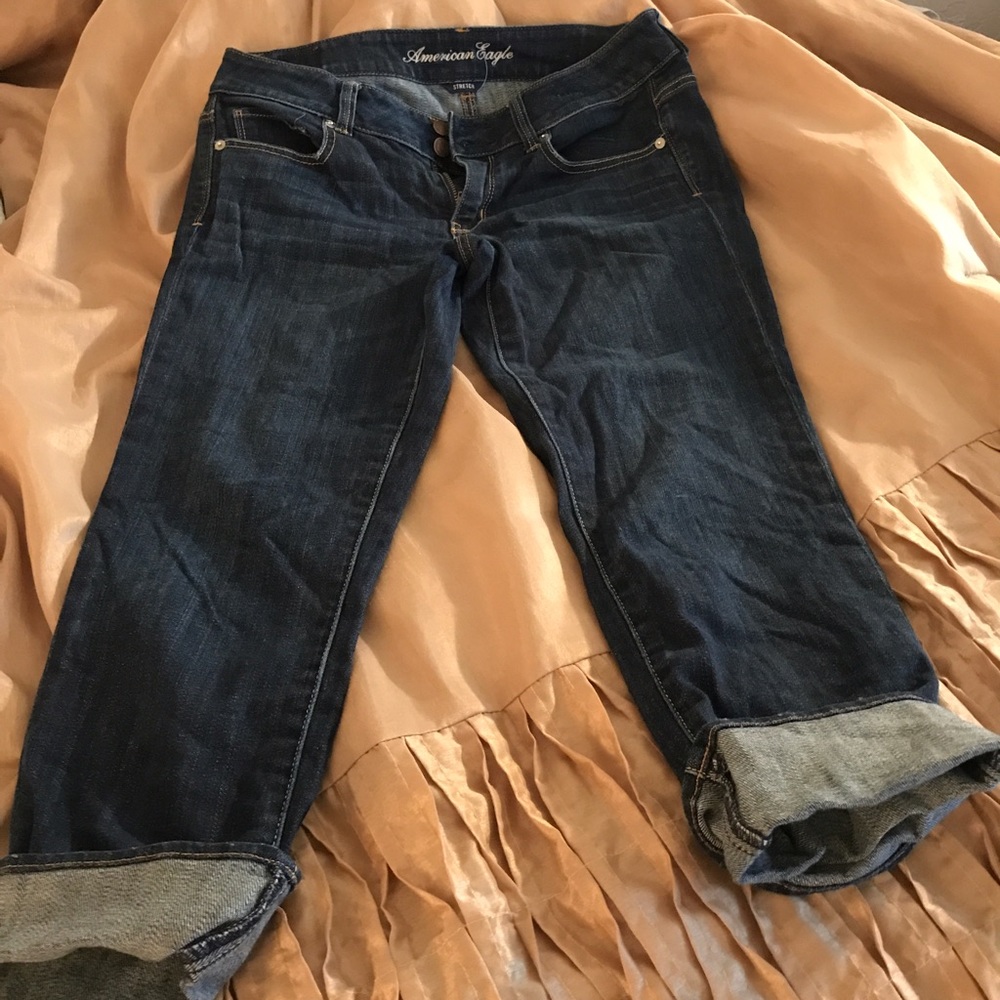 American Eagle crop jeans