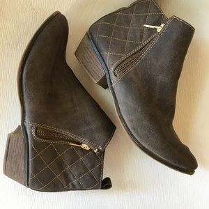 Mossimo Supply Co distressed booties