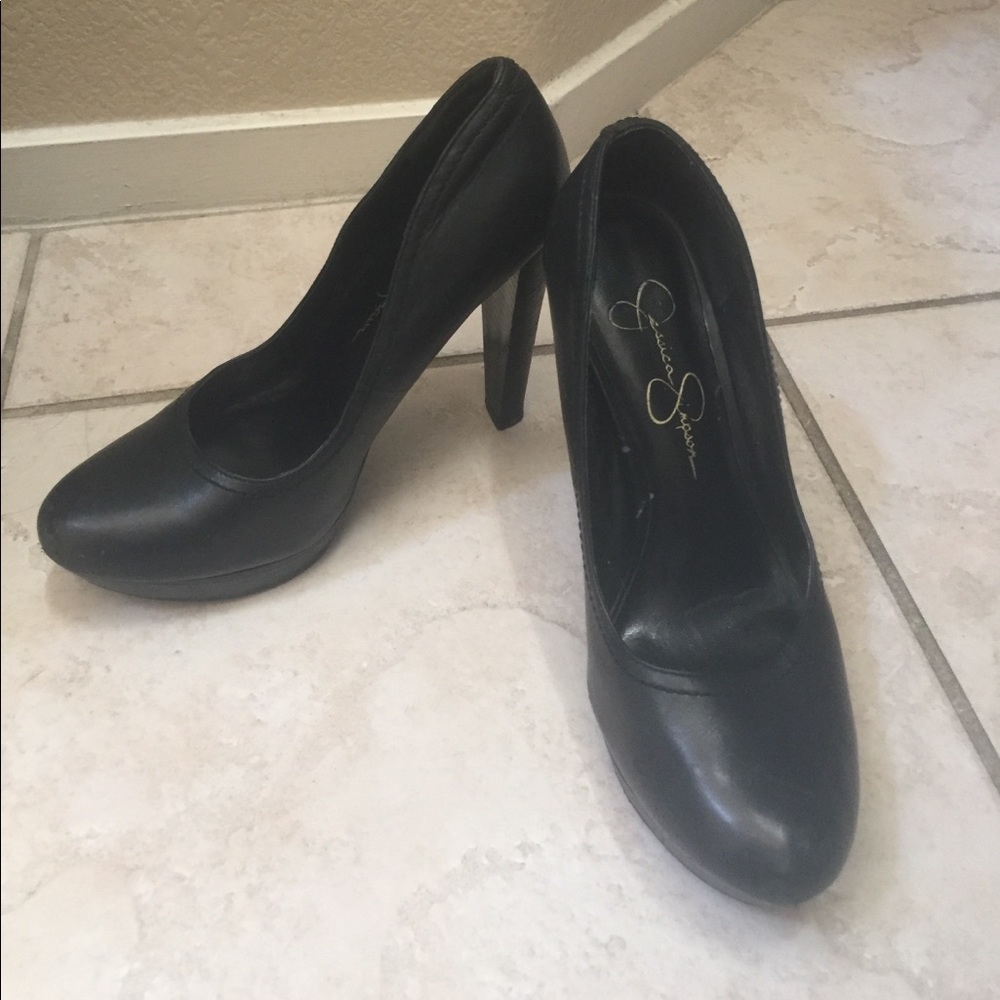 Jessica Simpson Black Heels