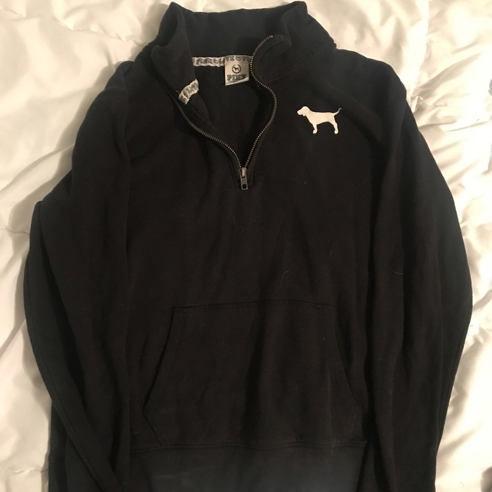 Victoria's Secret Pink Half Zip Hoodie