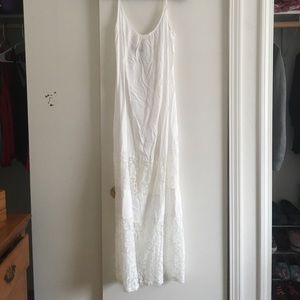 White dress cover up