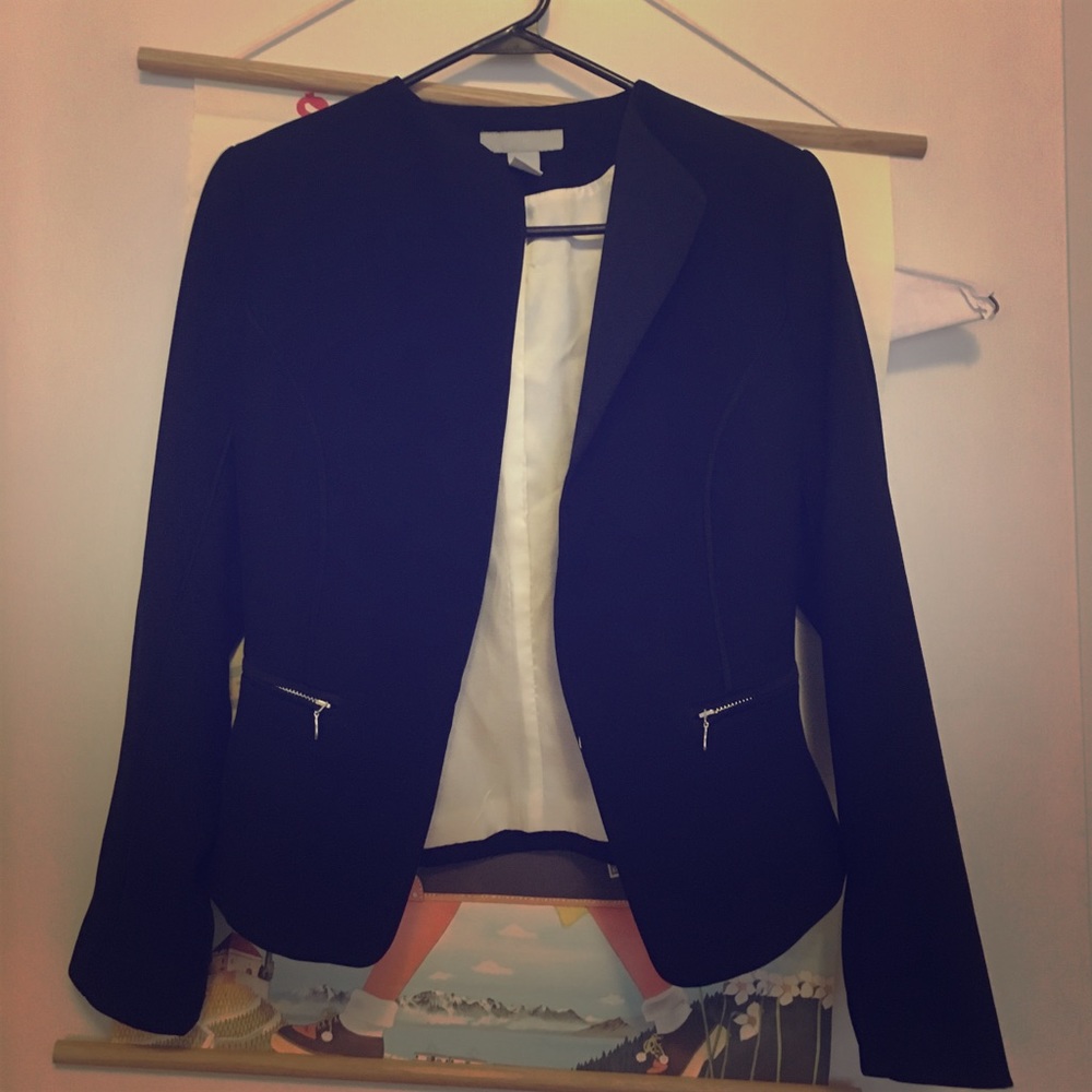 H&M black blazer