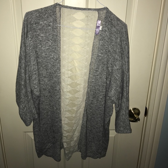 Longsleeve lace cardigan - Picture 1 of 3