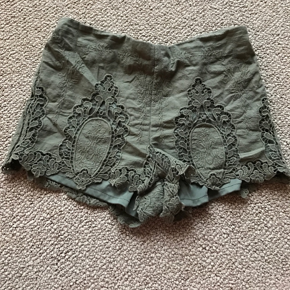 Classy green shorts