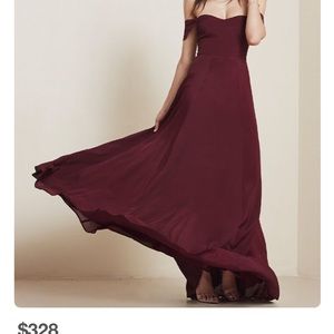 Reformation Maxi off the should dress