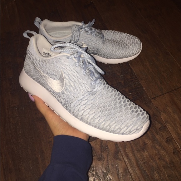 Nike Shoes - Cinderella blue Nike roshe one flyknit.