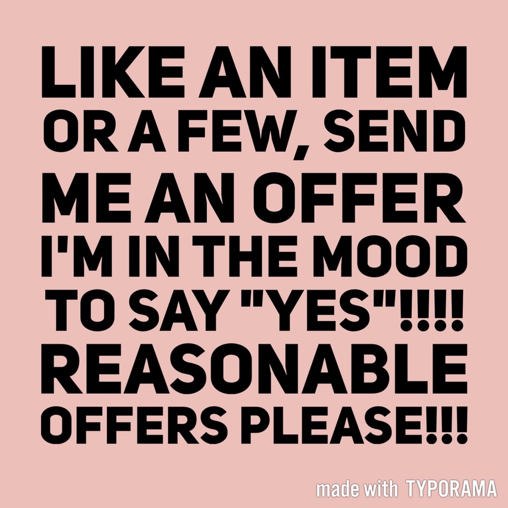 All Reasonable Offers Accepted!!!!