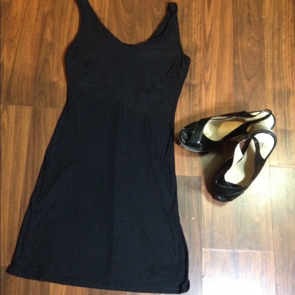Sexy black dress