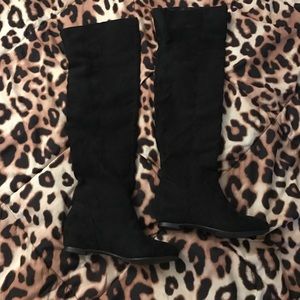 Just fab over the knee black boot