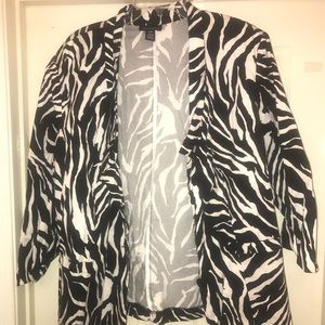 Zebra blazer