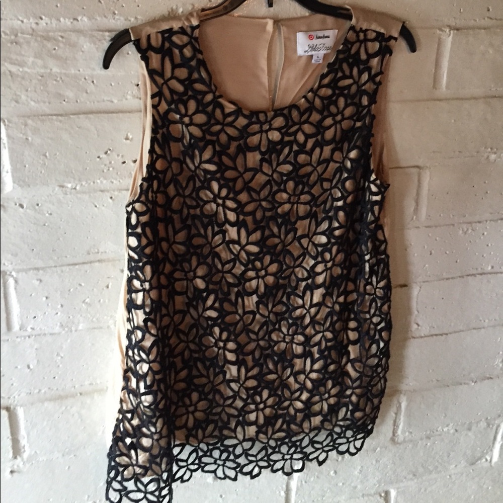 Lace Floral Tank Top