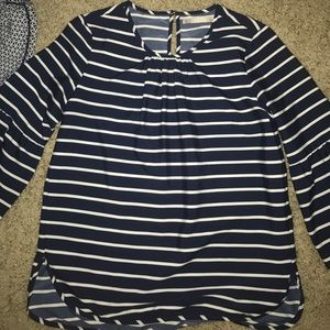 sfera stripped flowy long sleeve