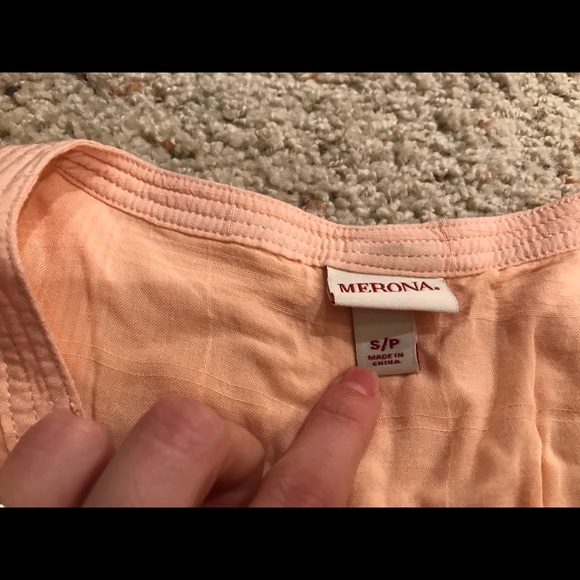 Worn once blush top! - Picture 2 of 3