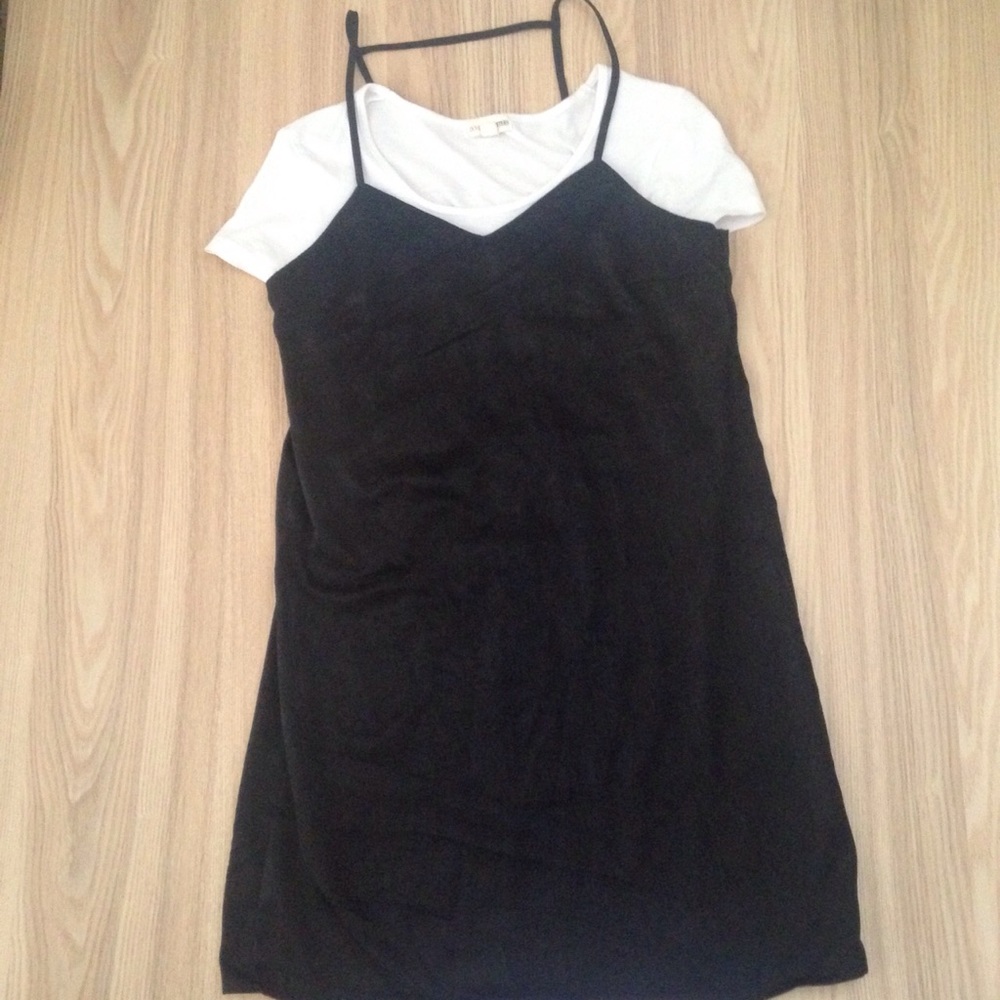 H&M / Divided satin slip dress