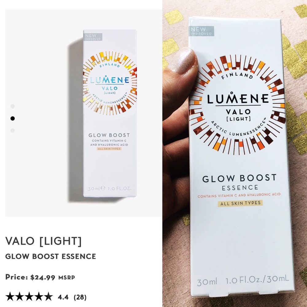 NWT [Sealed] Lumene Vit C & Hyaluronic Serum