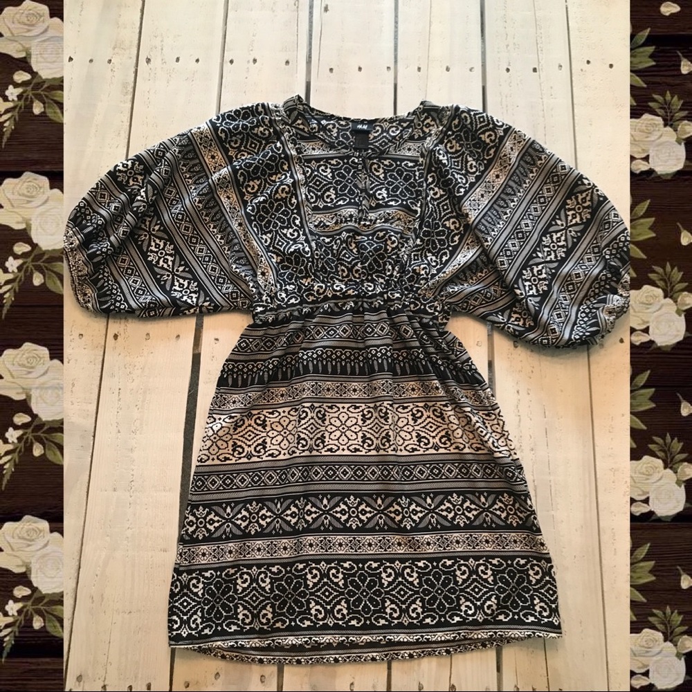 H&M Boho Patterned Dress