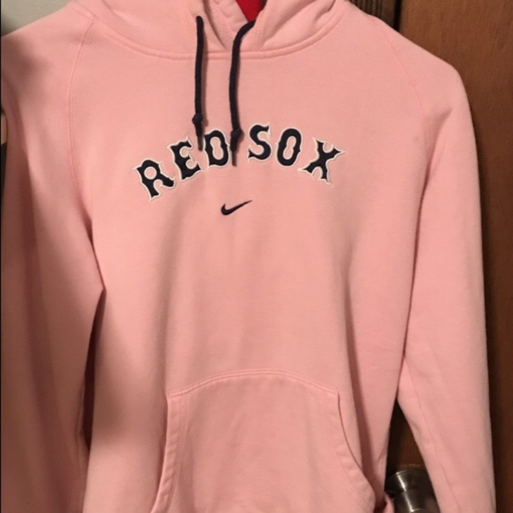 Girls Red Sox pink hoodie.