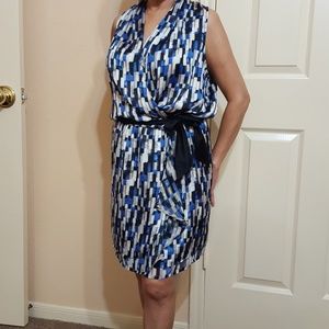 White and Black Dress