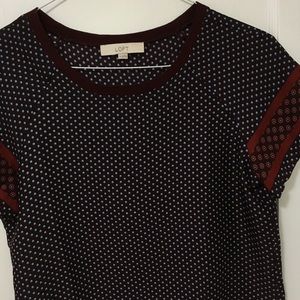 LOFT Patterned Blouse