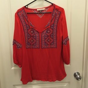 Bright red Bohemian too