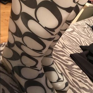 Coach rain boots