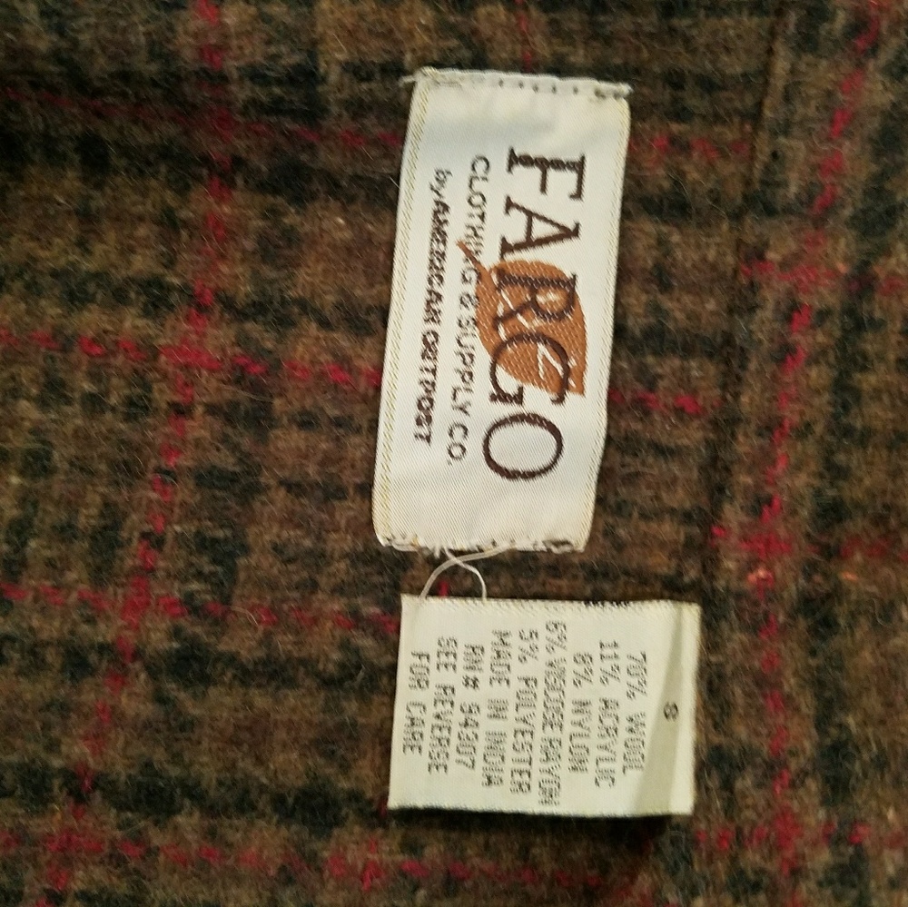 Wool Plaid Jacket, Excellent Condition - image 2