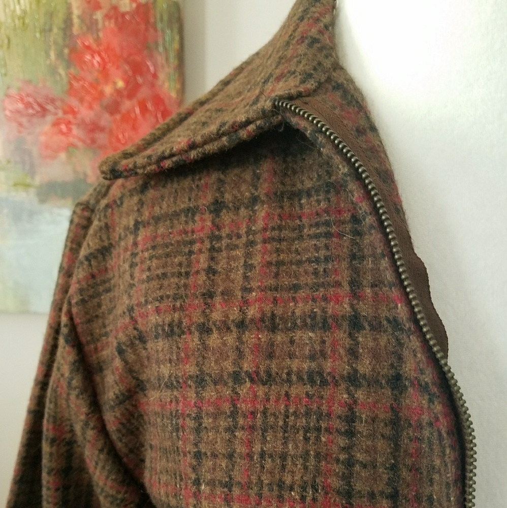 Wool Plaid Jacket, Excellent Condition - image 5