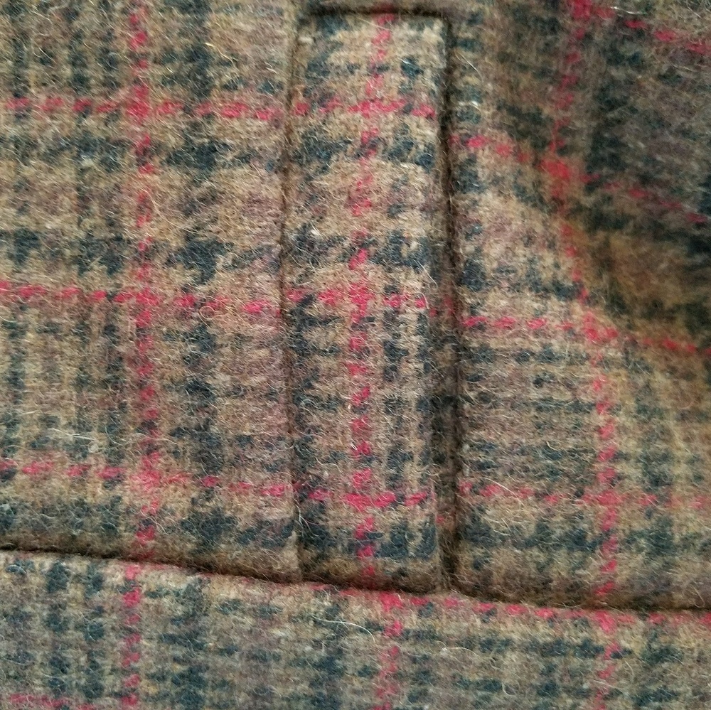 Wool Plaid Jacket, Excellent Condition - image 6