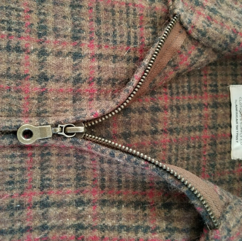 Wool Plaid Jacket, Excellent Condition - image 7