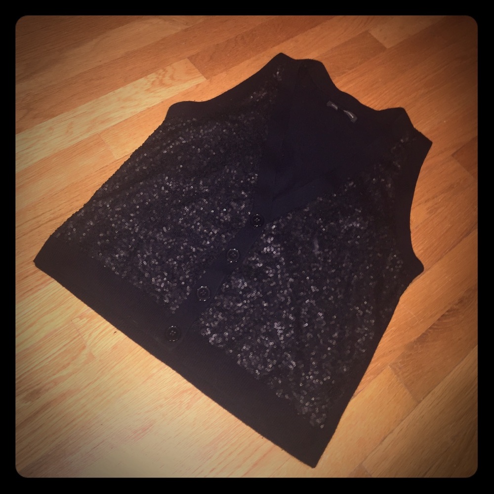 Express sequin vest