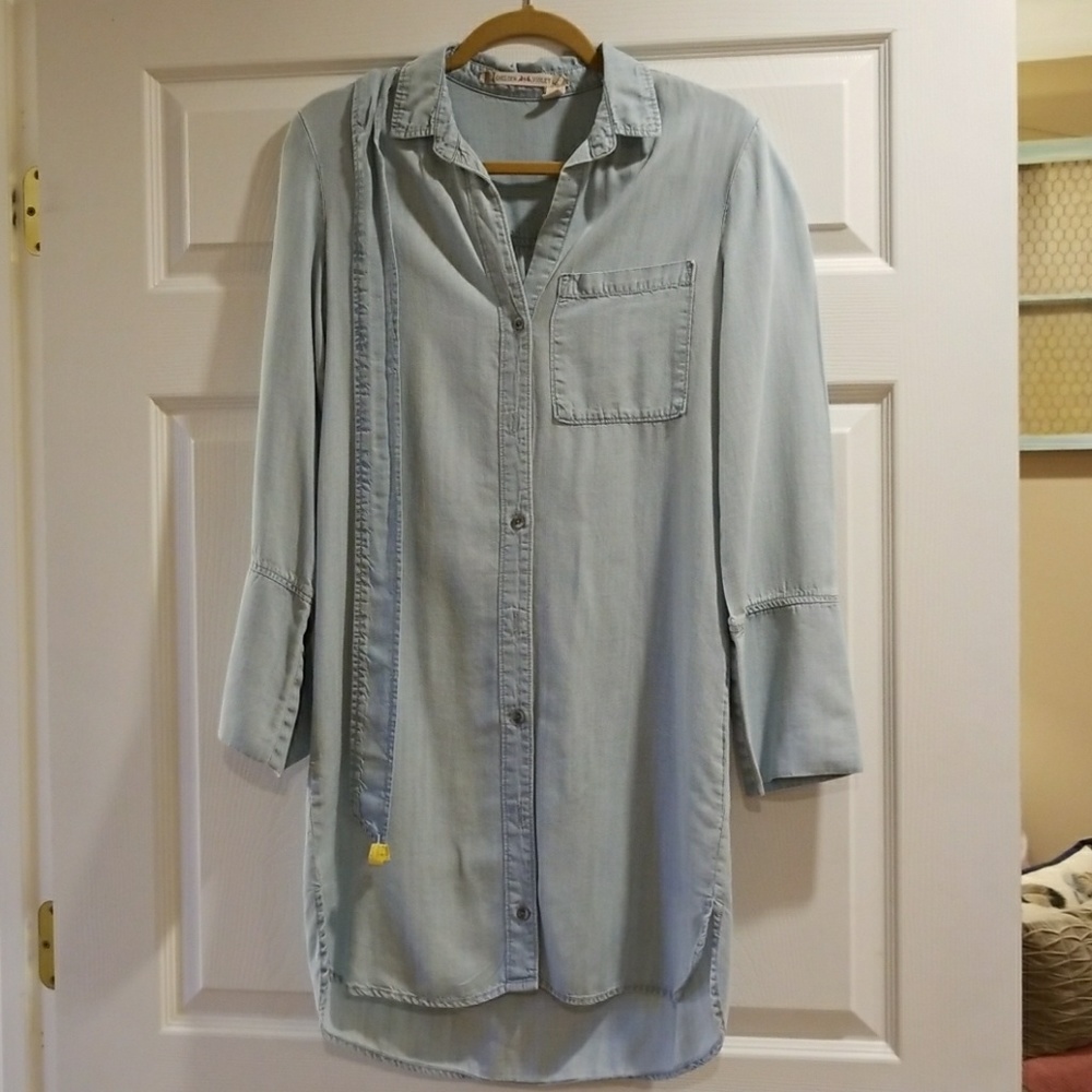 Chelsea & Violet belted shirtdress