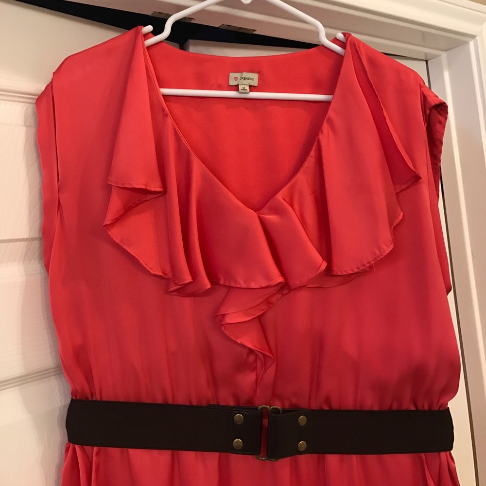 *Make Offer* Cremieux ruffle dress