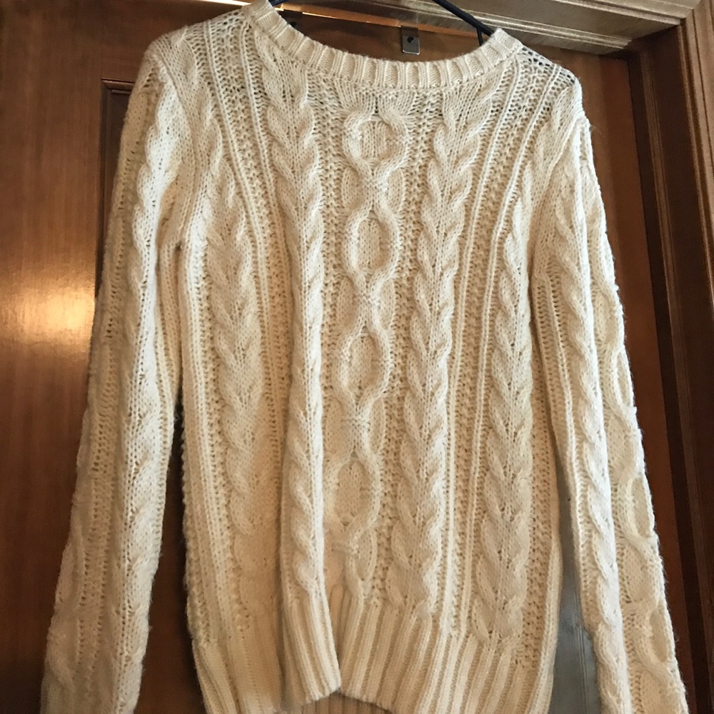 Cream colored Knit Sweater