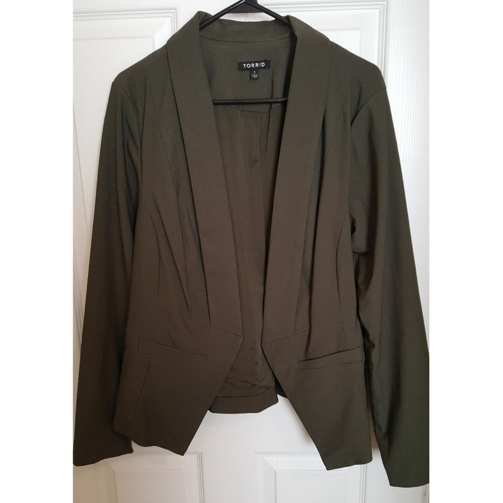 Olive green blazer