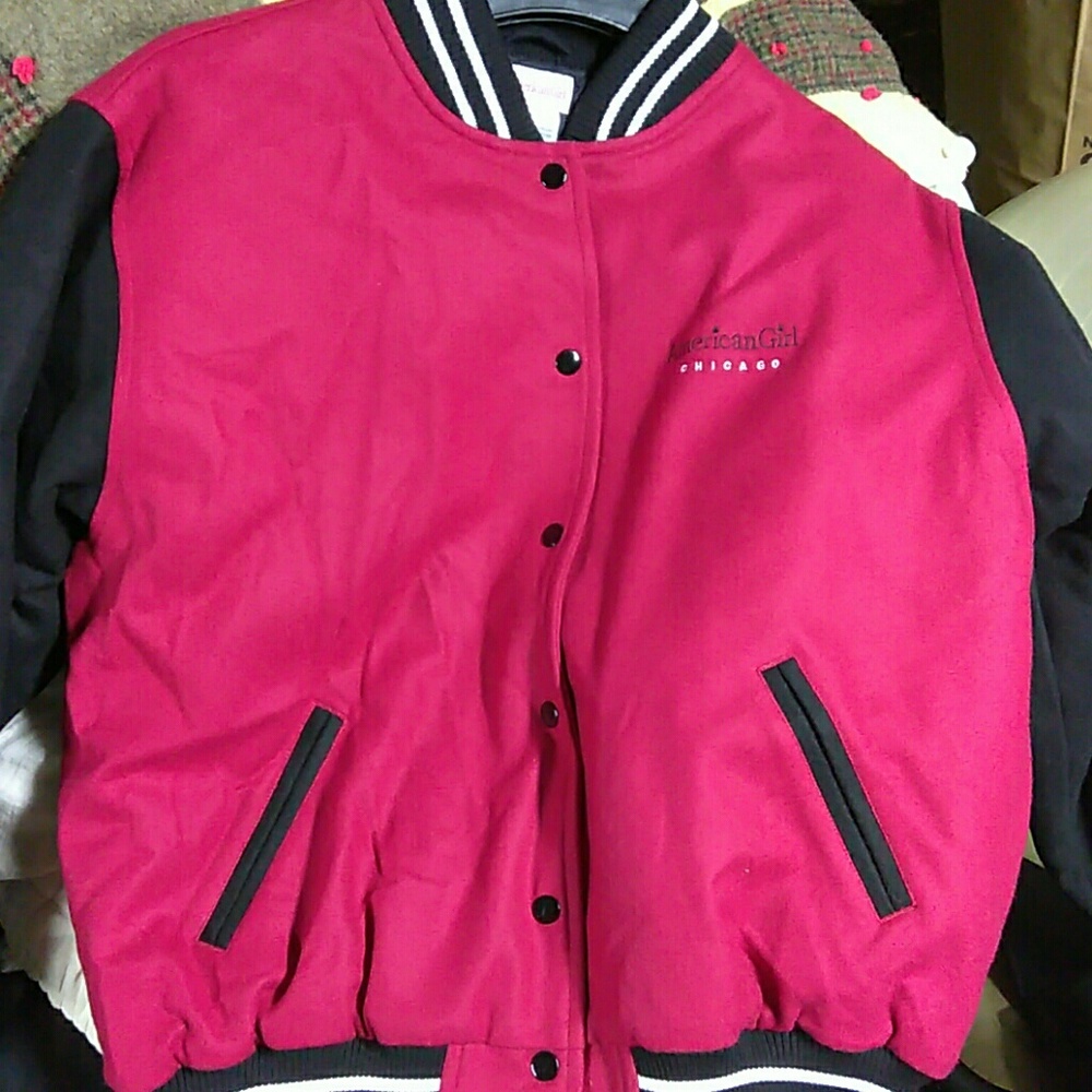 Girls American Girl Baseball Jacket