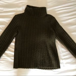 Forever 21 Olive Green Turtleneck Sweater