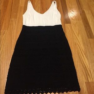 Black and white dress