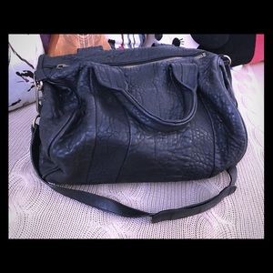 Alexander Wang black leather bag