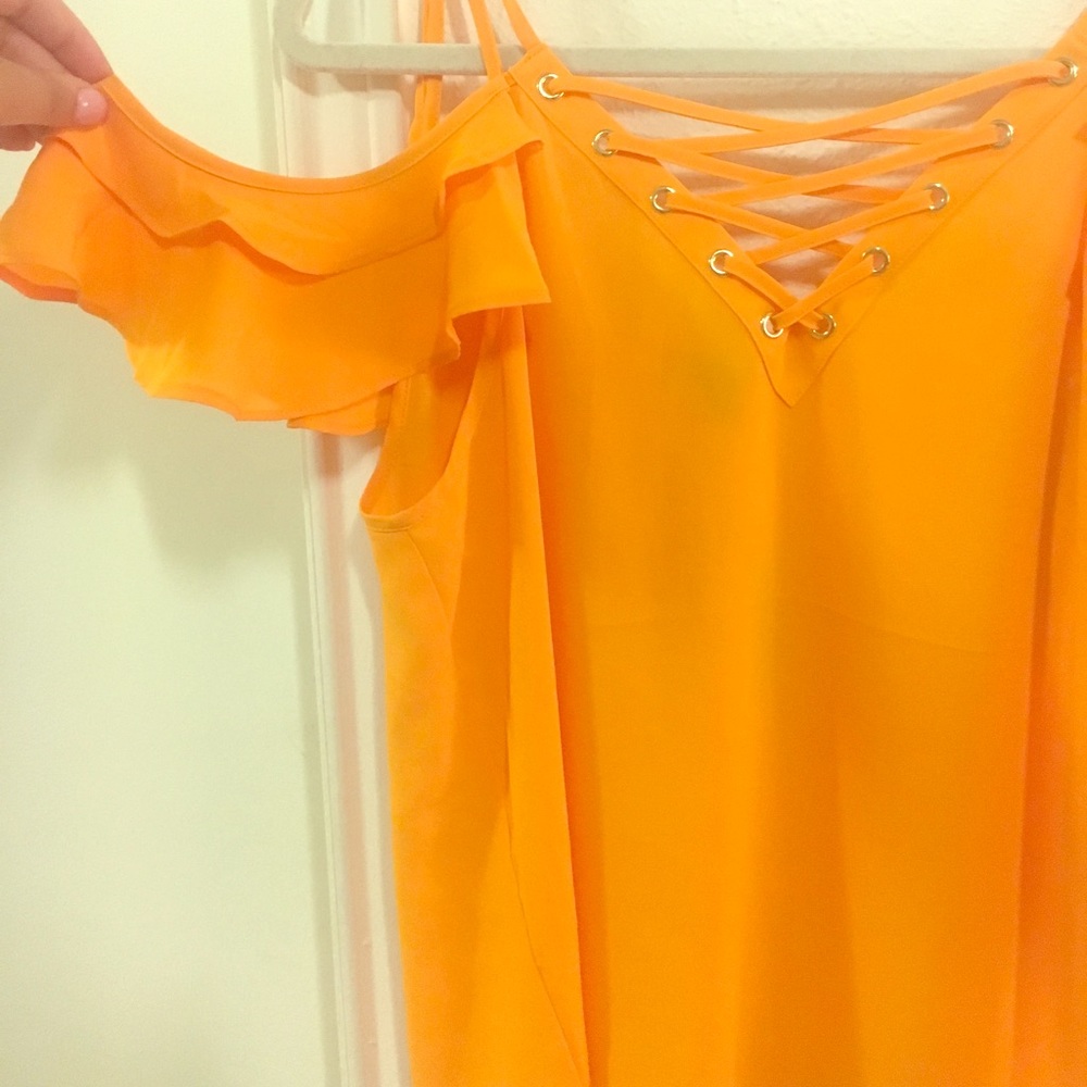 NWT Express Cold Shoulder Blouse