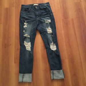 [Just USA] ripped skinny jeans