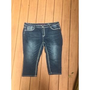 Plus size Capri jeans