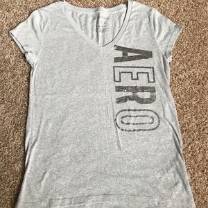 Aeropostale light grey short sleeve tee