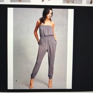 Strapless Smock Jumpsuit